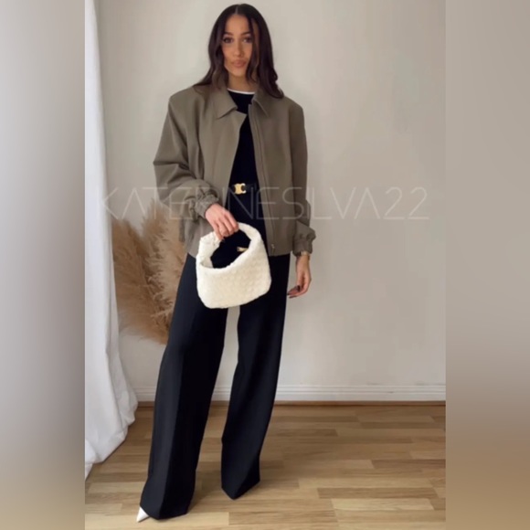 Zara topstitched pocket bomber - Picture 13 of 16